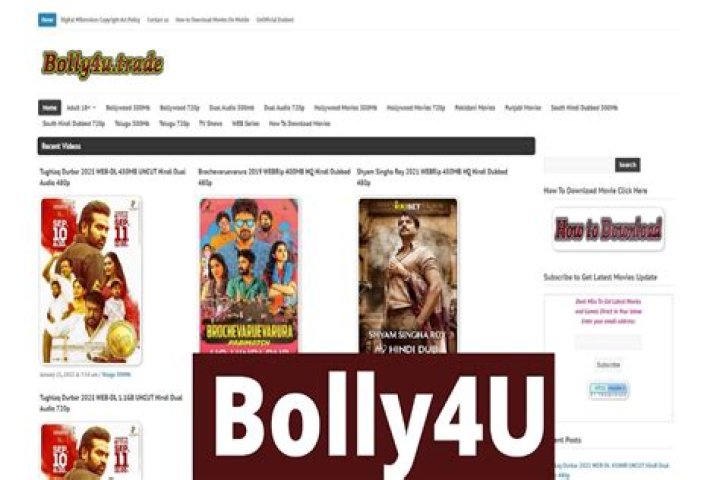 Bolly4U Website: Your Ultimate Destination for Bollywood Entertainment