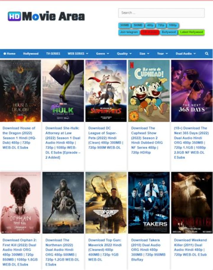 HD Movie Area Central: Your Ultimate Movie Download Destination