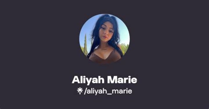 Uncovering the Truth Behind Aliyah Marie Leaks